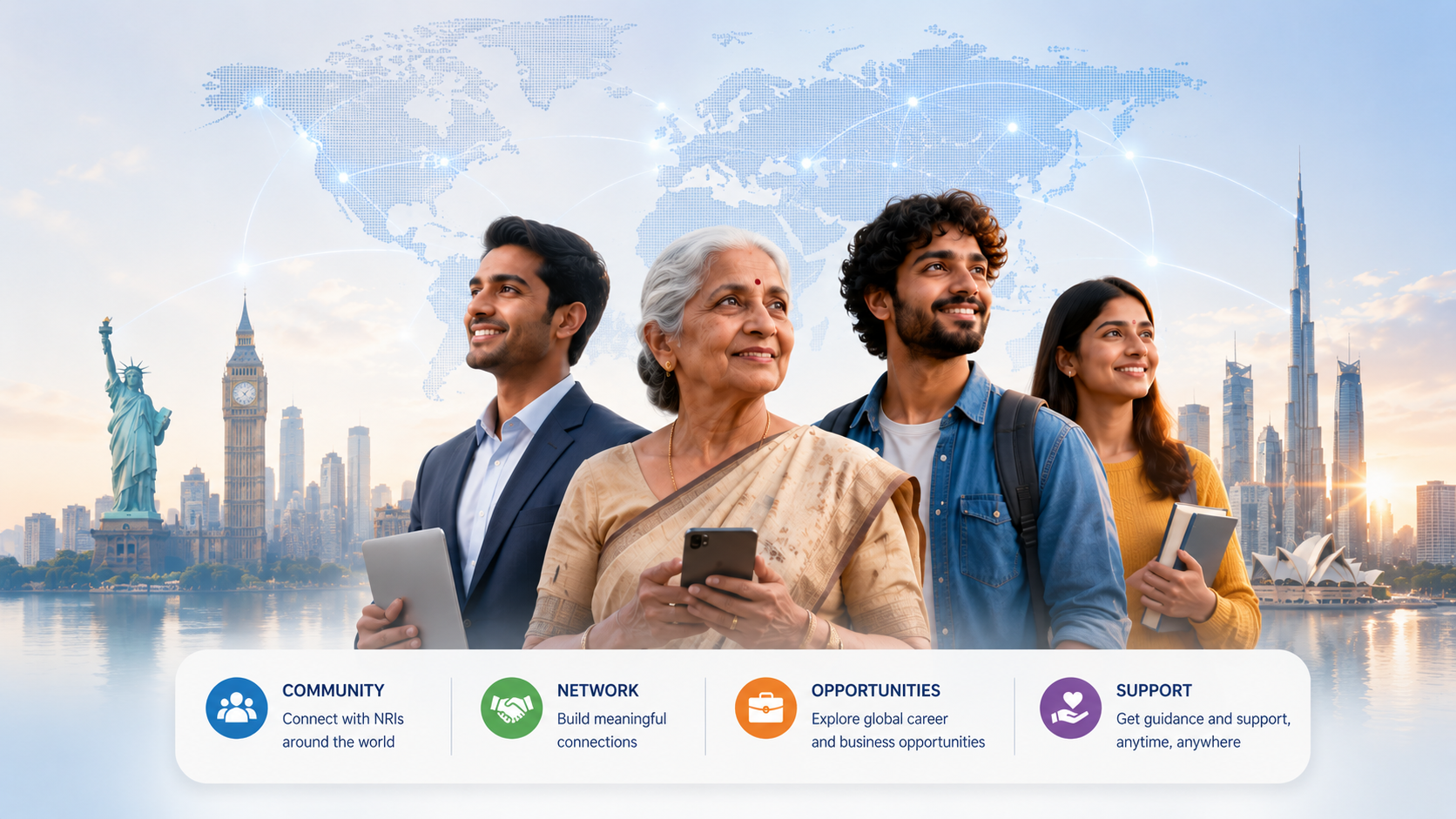 NRIs connecting around the world